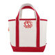 Personalized Red Trimmed Cutest Little Tote Bag Image 2 of 5